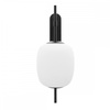 EPLI MINI W czarna lampa ścienna / kinkiet z podwyższoną szczelnością IP44 (EMK120S0) - Ummo