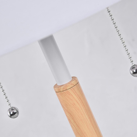 Lampa stołowa Fogo 2xE27 biała  (LP-0304/2T WH) - Light Prestige