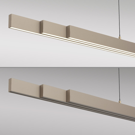 Rozsuwana i regulowana lampa wisząca ADRIANA COMFORT LIFT MOSIĄDZ (2598-97) - Paul Neuhaus