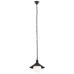 lampa wisząca 1 pł. ERBA BIS  czarny 1 x E27/60W ARGON 3285 - żyrandol