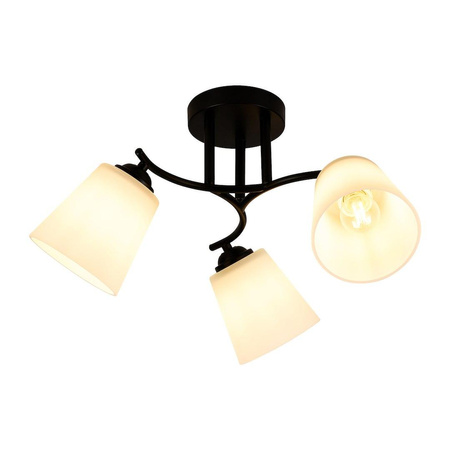Lampa sufitowa Pafos Black 3xE27 (ML2257) - Milagro
