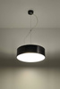 Lampa wisząca ARENA 35 czarna (SL.0115) - Sollux