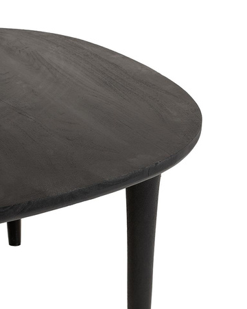 MaMaison stół jadalniany LAMINAR 120 czarny / drewno (MM001501100339) - MaMaison