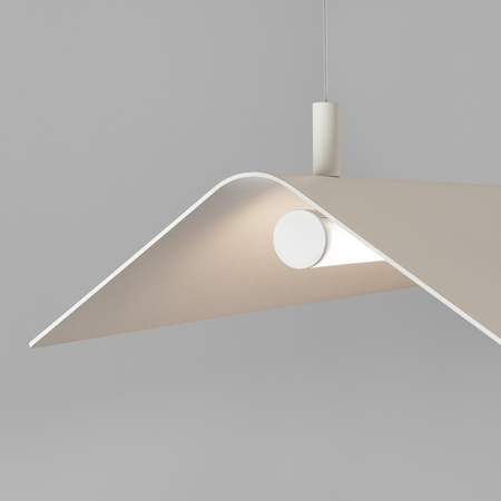 Lampa wisząca ELVA beżowa LED 4000K (TH.531) - Thoro Lighting