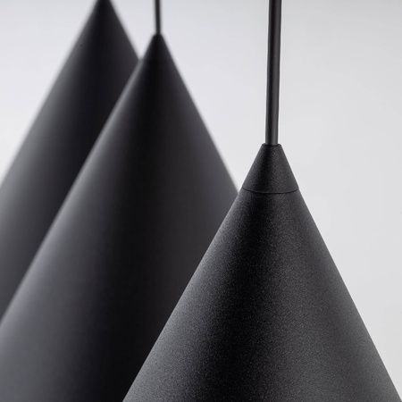CONO BLACK LAMPA WISZĄCA 3 L LISTWA (10060) - TK Lighting