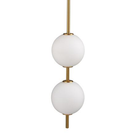 Kinkiet ze szklanymi kloszami BERRY LED złoty biały 103 cm (ST-DL-8541 WALL) - Step into Design
