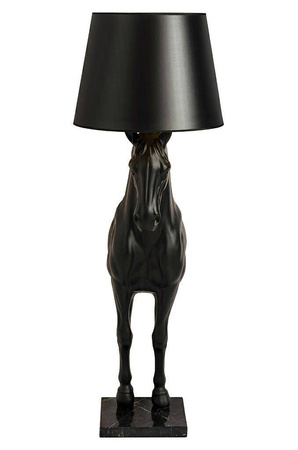 Lampa podłogowa KOŃ HORSE STAND S czarna - włókno szklane (JB001S) - King Home