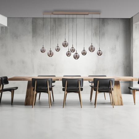 Lampa z płynną regulacją wysokości i szerokości PURE E-INFINITY BRĄZOWY (2221-97) - Paul Neuhaus