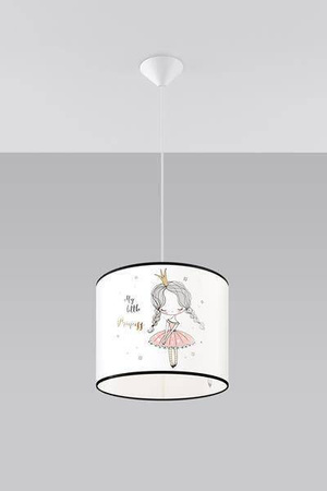 Lampa wisząca do pokoju dziecka bajkowy wzór PRINCESS 30 (SL.1414) - Sollux Lighting
