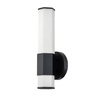 Kinkiet LED Facet - Matowa czerń (QN-FACET-LED1-BK-BATH) - Quintiesse
