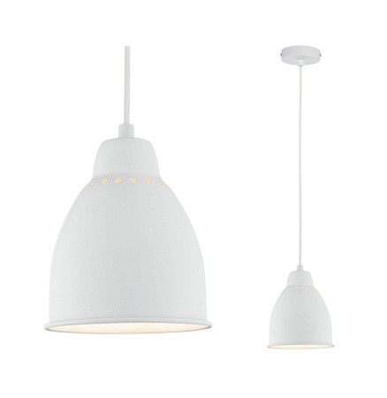 Neordic Hilla  lampa wisząca  max. 1x40W E27 biały 230V metal (PL79764) - PAULMANN