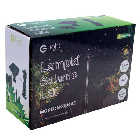 Lampa Solarna girlanda Pod Parasol Ogrodowy (EKO0443) - Eko-Light