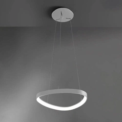 Lampa Wisząca LIFERING Kol. Biały, Ø 61 cm (0083.30.BI DIM WN) - Vivida
