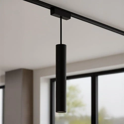 Lampa wisząca na szynie, sterowana aplikacją Slim Magnetic Track Czarny Pendant 6W LED Tuya CCT (ML2207) - Milagro