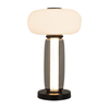 TABLE LED LIGHT 23W 3000K METAL-SMOKED & OPAL GLASS , BLACK (23085 Zambelis) - Zambelis