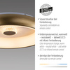 Plafon VERTIGO ceiling light brass matt body (14384-60) - Paul Neuhaus