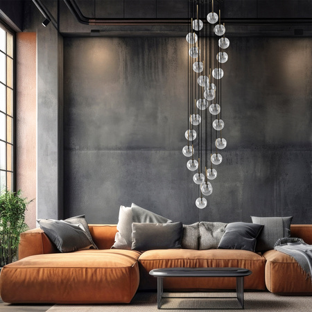 Lampa wisząca AURORA TRANSPARENT 26 (10258) - TK Lighting