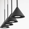 Lampa wisząca CONO BLACK MINI 4 (10305) - TK Lighting