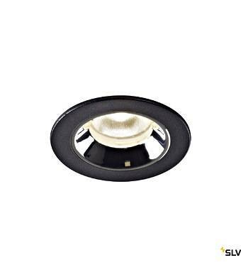 NUMINOS® XS, oprawa sufitowa wpuszczana czarna/chromowana 4000 K 55° (1005543) - SLV