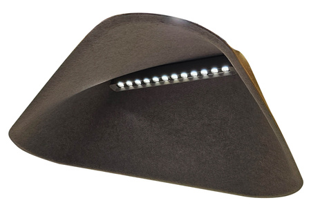 PENDANT LED LIGHT 8W SMD 3000K ACOUSTIC BROWN-GREY (23172 Zambelis) - Zambelis