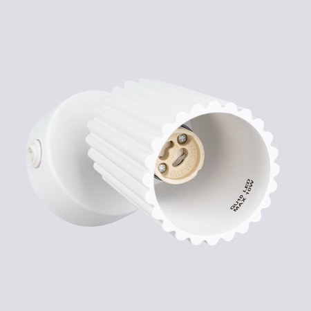 Kinkiet KARBON biały z włącznikiem (SL.1541) - Sollux Lighting