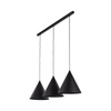 CONO BLACK LAMPA WISZĄCA 3 L LISTWA (10060) - TK Lighting