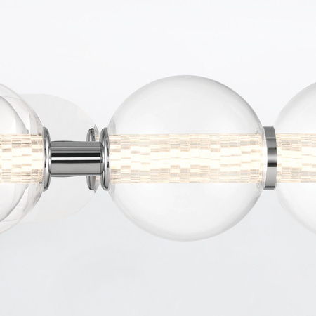 Kinkiet Atomo - 5 źródeł światła - Polerowany chrom (QN-ATOMO-5W-PC) - Quintiesse