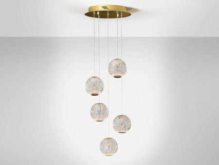 Austral lampa wisząca 5L (354196) - Schuller