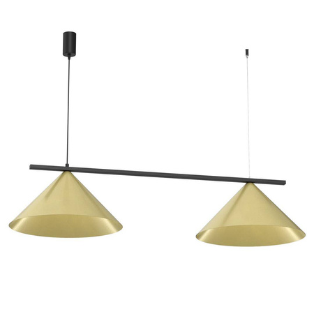 Lampa wisząca CAPITAL 2 złota (MLP0941) - Milagro