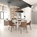 PENDANT LED LIGHT 8W SMD 3000K ACOUSTIC BROWN-GREY (23172 Zambelis) - Zambelis