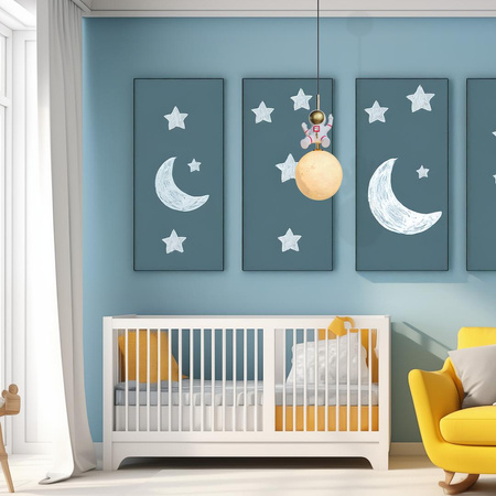Lampa wisząca do pokoju dziecka Astronauta (ML1721) - Milagro