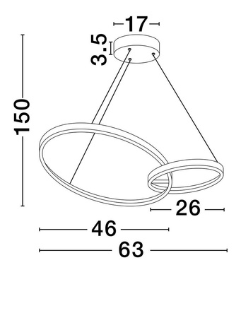 Lampa wisząca wewnętrzna CHULUMANI (LE44820) - Luces Exclusivas