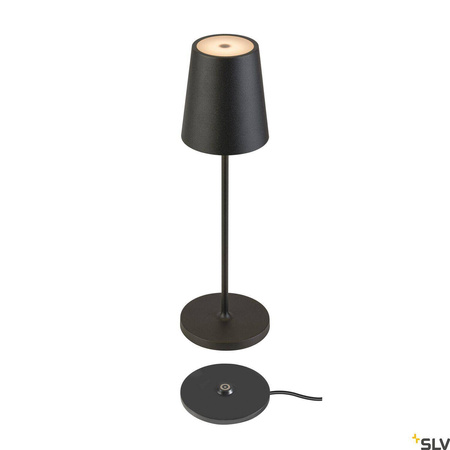Przenośna lampa VINOLINA TWO 2200/2700/3000 K, TOUCH, TOUCH, czarna (1007693) - SLV