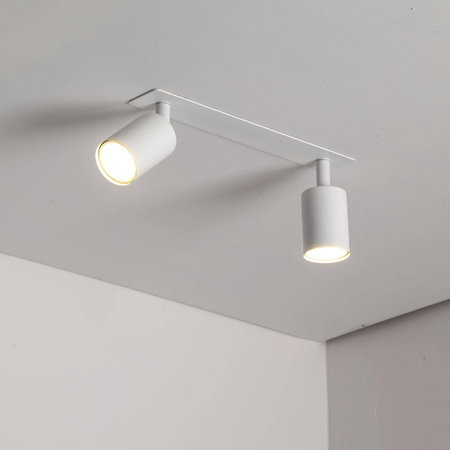 NEX WHITE 2XGU10 LAMPA SUFITOWA PODTYNKOWA (10803) - TK Lighting