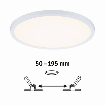 Plafoniera VariFit AREO LED DIM 16W 1400lm 3000K okrągła 230mm IP44 230V biały matowy / tworzywo sztuczne (PL93050) - PAULMANN