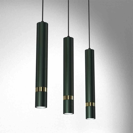 Lampa wisząca JOKER GREEN/GOLD 3xGU10 (MLP7721) - Milagro