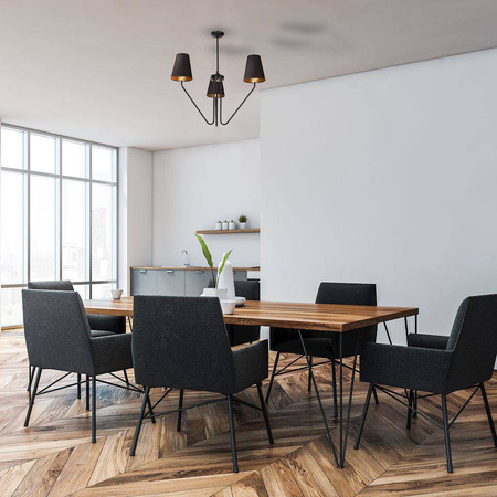 Żyrandol VICTORIA BLACK 3xE27 (MLP4912) - Eko-Light