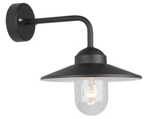 Kinkiet zewnętrzny VANSBRO 1920 BLACK E27 LED 9W Norlys
