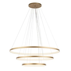 Lampa wisząca Agari Multi 3 117-87-57 - Złota (1170 mm) 3000K   (5420) - Shilo