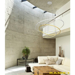 Żyrandol ECHO 60 + 90 + 120 Szary 4000 (67761) - Ramko