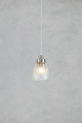 BELLIS Pendant 1L Clear/Satin Nickel (109009) Markslojd