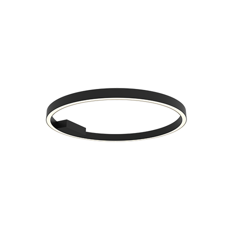 CEILING LIGHT 37W 3000K ALUMINIUM-ACRYLIC BLACK (23025 Zambelis) - Zambelis