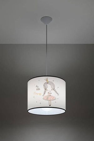 Lampa wisząca do pokoju dziecka bajkowy wzór PRINCESS 30 (SL.1414) - Sollux Lighting