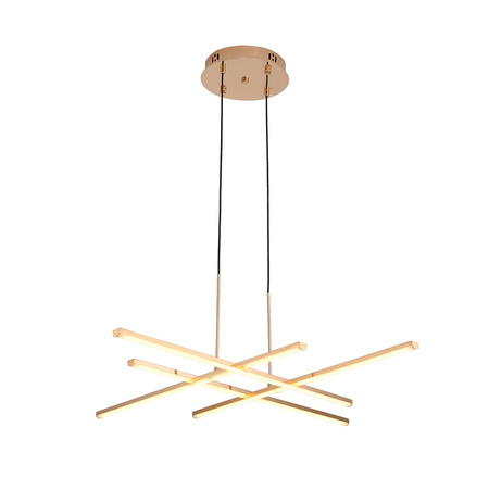 Lampa wisząca CRISS CROSS LED złota 78 cm (ST-MD240406-4 gold) - Step into Design