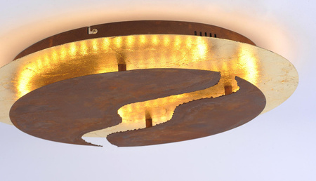 NEVIS LAMPA SUFITOWA RDZA/ZŁOTY (6983-48) - Paul Neuhaus