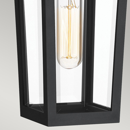 Mała latarnia naścienna Buckley - 1 źródło światła - Matowa czerń (QZ-BUCKLEY-S-MBK) - Elstead Lighting
