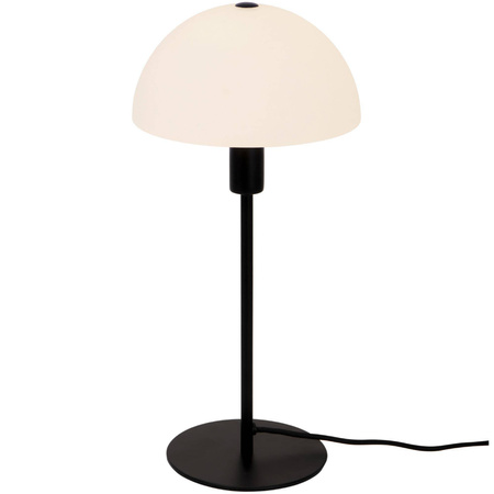 Lampa stołowa ze szklanym kloszem ELLEN Nordlux E14 40W Metal Czarny