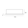MAXLIGHT H0136 OPRAWA WPUSTOWA X-LINE, DO SKOMPLETOWANIA Z  TRAFO HT0136






