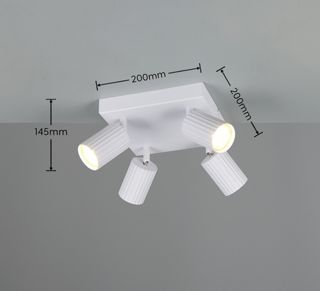 Lampa sufitowa z reflektorami SOKA (867730431) - Trio