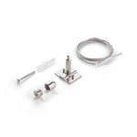 EGO Stalowy (EGO_KIT_PENDANT_ONLY_STEEL_CABLE_2_MT_BK) - Ideal Lux